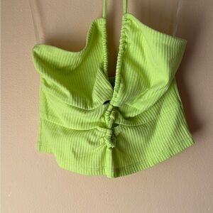 Wild Fable Neon Green Ribbed Camisole